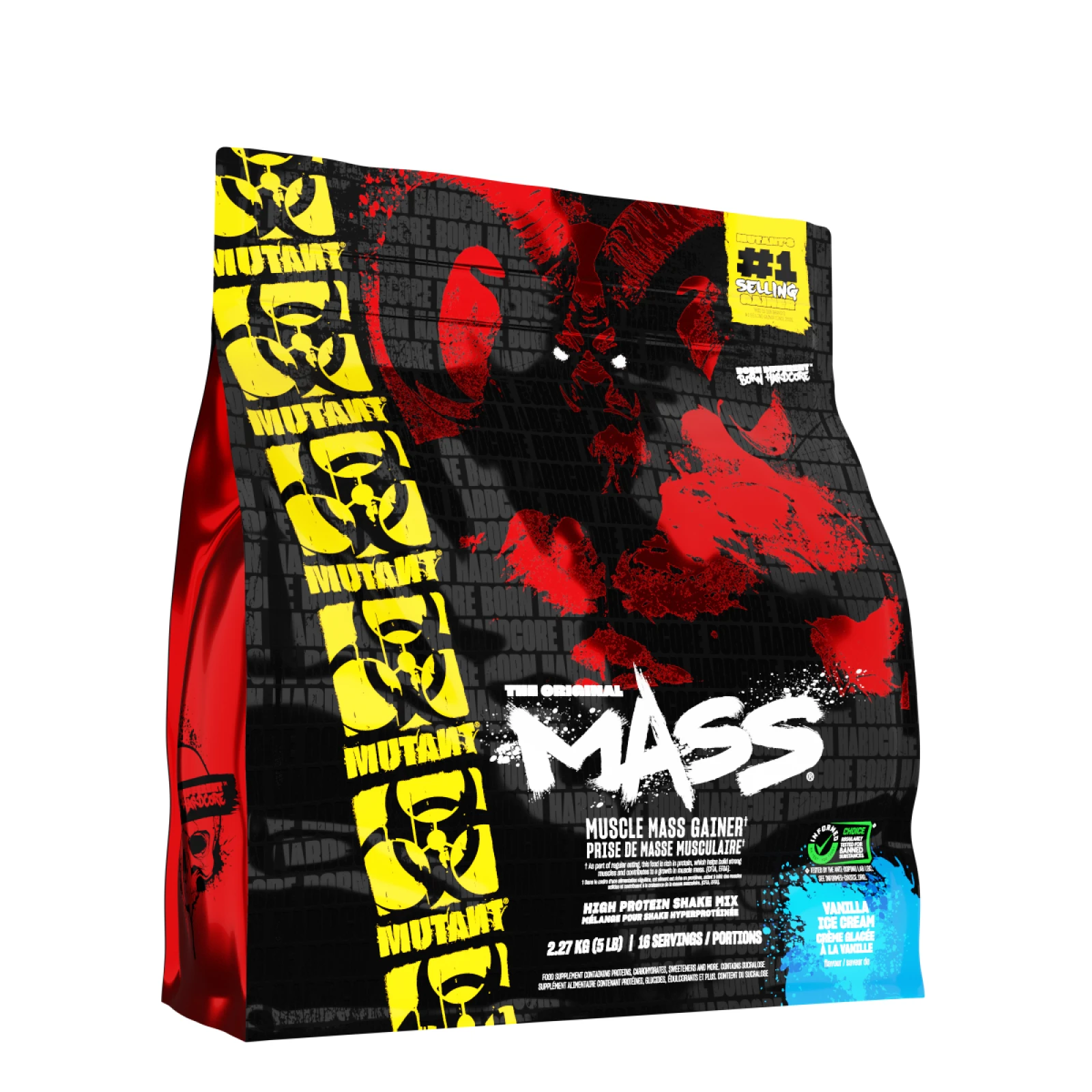 PVL Gainer Mutant Mass - Smak: Lody waniliowe | Waga: 2,27 g | Opakowanie: 2270 g · záber 1
