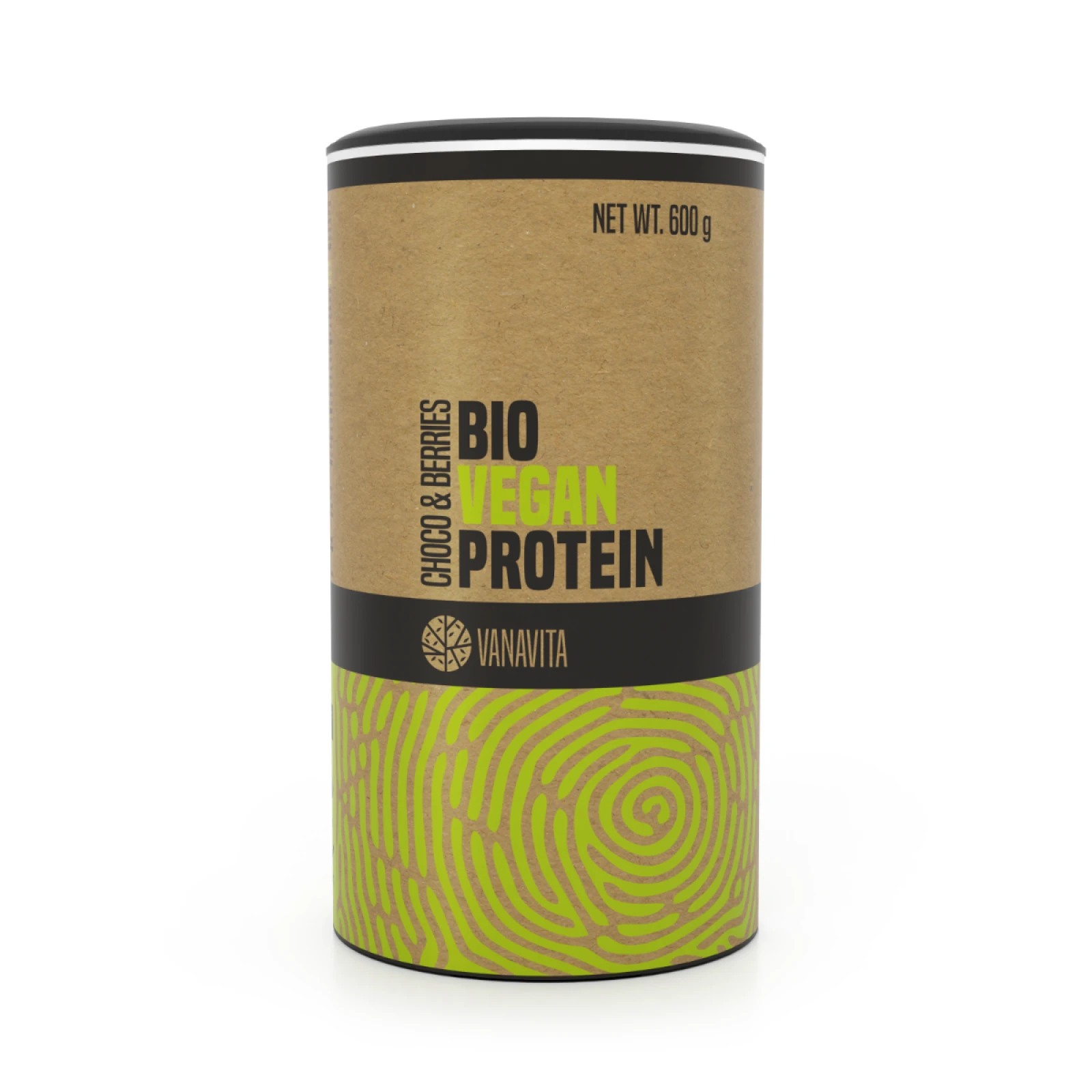 VanaVita Bio Vegan Protein - Smak: Czekolada i jagody | Waga: 0,6 g | Opakowanie: 600 g · záber 1