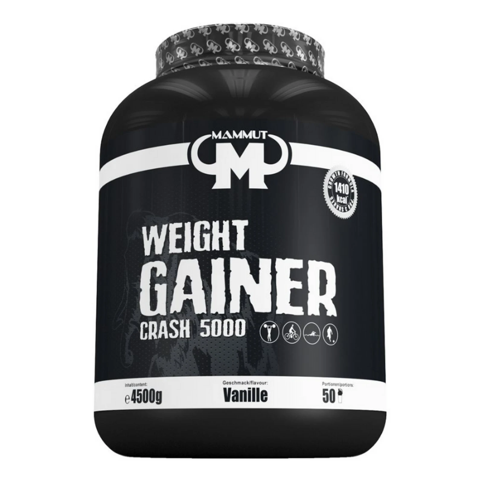 Mammut Nutrition Weight Gainer Crash 5000 - Smak: Czekolada | Waga: 4,5 g | Opakowanie: 4500 g · záber 2