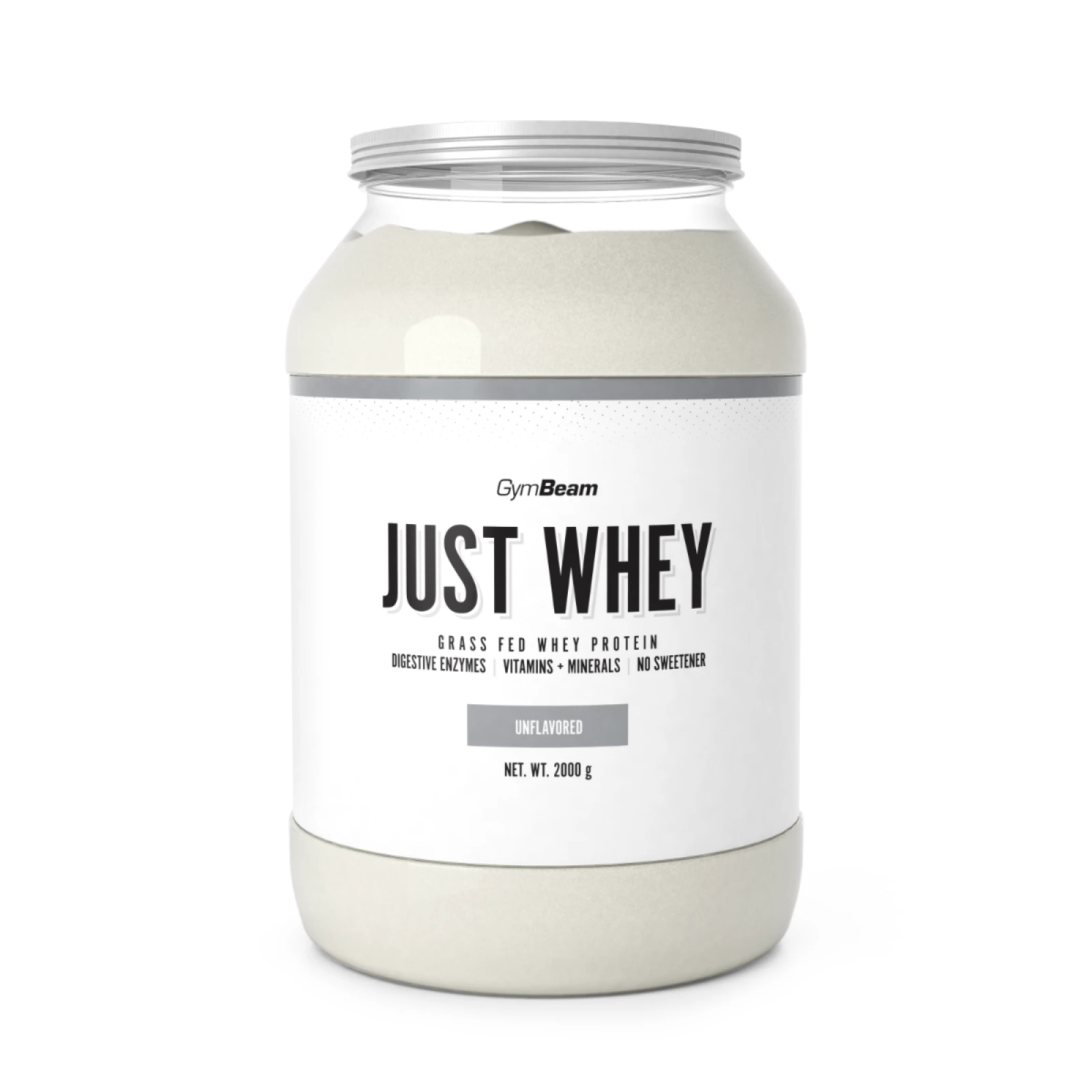 GymBeam Protein Just Whey - Smak: Bez smaku | Waga: 2 g | Opakowanie: 2000 g · záber 1