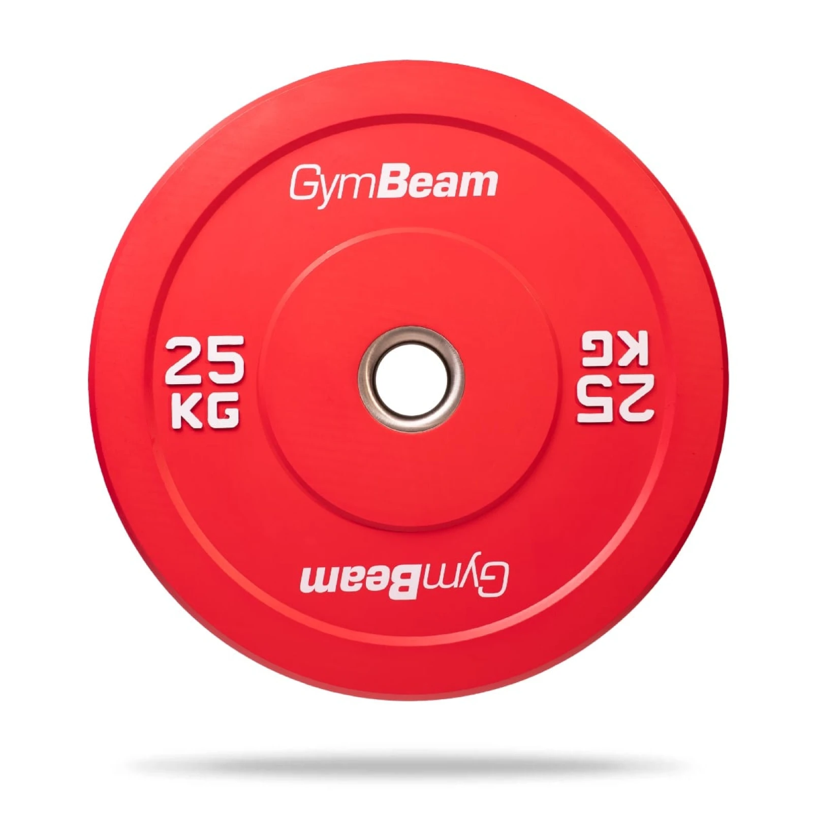 GymBeam Bumper Plate 51mm - Kolor: Czerwony | Waga: 25 kg · záber 1