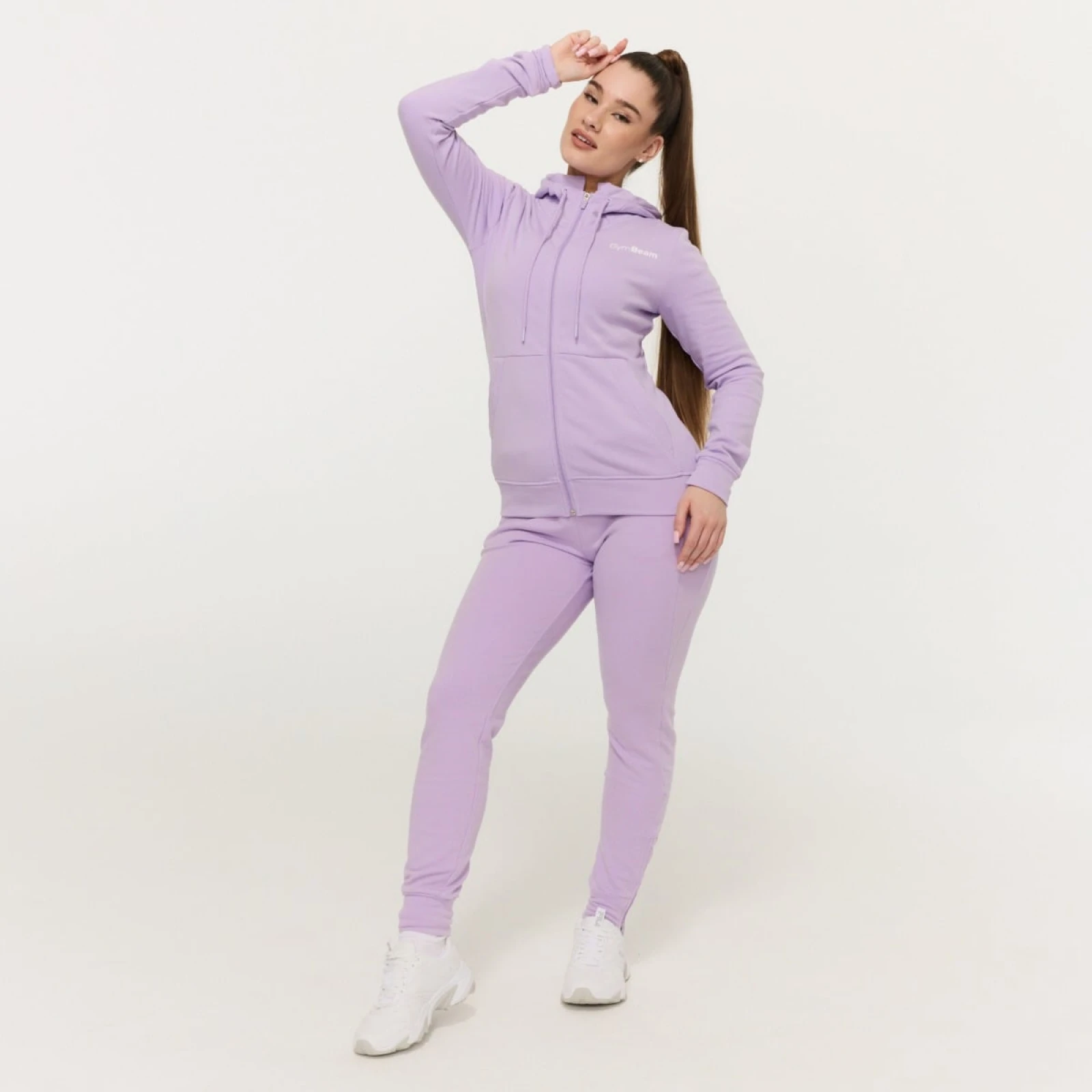 GymBeam Women‘s Limitless Zip Up Hoodie Lavender - Rozmiar: S | Pohlavie: Damskie | Vek: Dorośli | Waga: 0,45 g | Opakowanie: 40 · záber 5