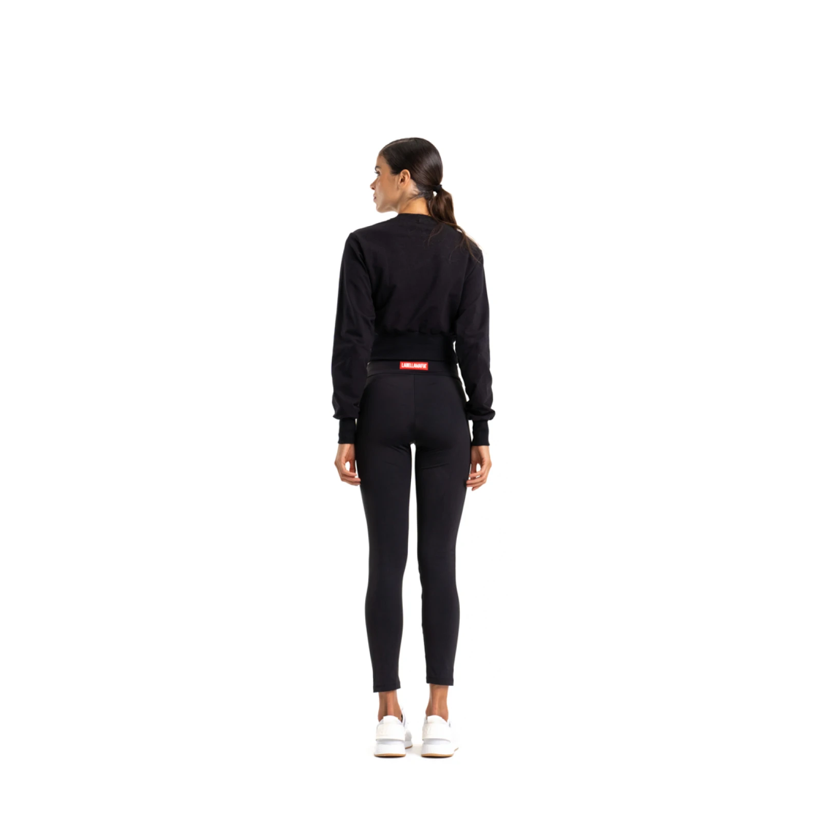 LABELLAMAFIA Damska bluza Go On Black - Rozmiar: M, L | Pohlavie: Damskie | Vek: Dorośli | Waga: 0,32 g | Opakowanie: 20 · záber 5