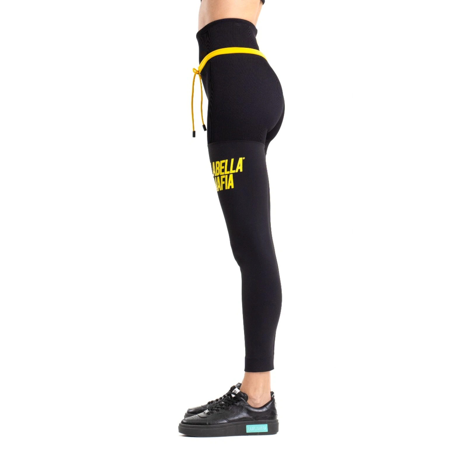 LABELLAMAFIA Women‘s leggings Fan Black - Rozmiar: L | Pohlavie: Damskie | Vek: Dorośli | Waga: 0,3 g | Opakowanie: 45 · záber 2