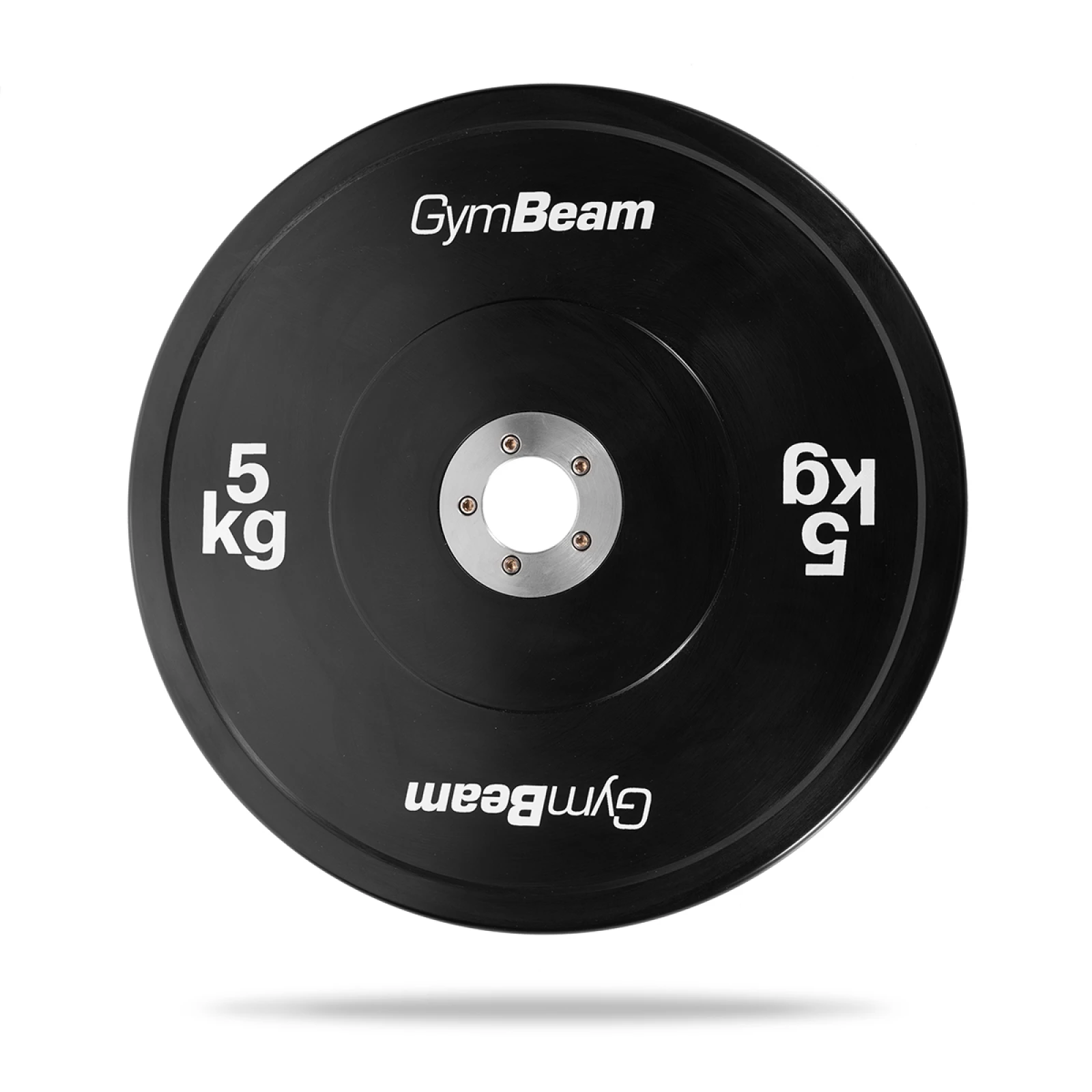 GymBeam Competition bumper plate - Kolor: Czarny | Waga: 5 kg | Opakowanie: 2 · záber 1