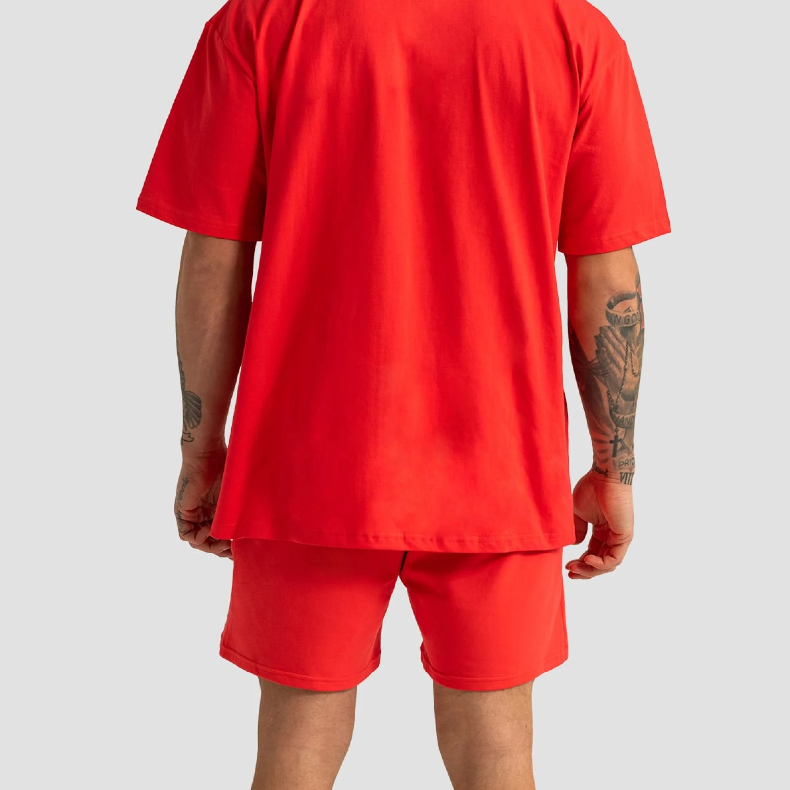GymBeam Limitless Shorts Hot Red - Rozmiar: XL | Kolor: červená | Grupa wiekowa: Dorośli · záber 3