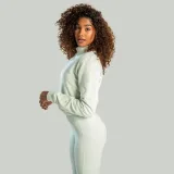 STRIX Sweter damski z wysokim kołnierzem Essential moon grey - Rozmiar: L | Kolor: Szary | Waga: 0,47 g · záber 4