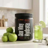 GymBeam Clear Whey Hydrate - Smak: Zielone jabłko | Waga: 0,5 g | Opakowanie: 500 g · záber 2
