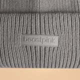 BeastPink Winter Beanie Grey · záber 3