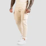 GymBeam Men‘s TRN Joggers Sand - Rozmiar: XXL | Kolor: Béžová | Waga: 0,66 g | Opakowanie: 35 · záber 1