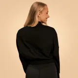 BeastPink Women‘s Bliss Zip-Up Sweatshirt Black - Rozmiar: M | Kolor: Czarny | Waga: 0,42 g | Opakowanie: 40 · záber 4