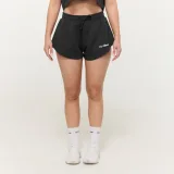 GymBeam Women‘s Relay Shorts Black - Rozmiar: L | Kolor: Czarny | Waga: 0,1915 g | Opakowanie: 100 · záber 1