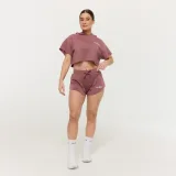 GymBeam Women‘s Relay Shorts Haze - Rozmiar: XS | Kolor: Różowy | Waga: 0,1502 g | Opakowanie: 105 · záber 3