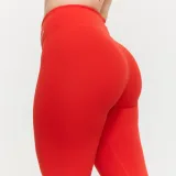 GymBeam Women‘s BEAT Leggings Tangerine - Rozmiar: XS | Kolor: Pomarańczowy | Waga: 0,11 g | Opakowanie: 35 · záber 4