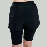 STRIX Women‘s ULTRA 2in1 Shorts Black - Rozmiar: XS | Kolor: Czarny | Waga: 0,17 g · záber 3