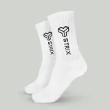 STRIX Essential Crew Socks 2Pack White - Rozmiar: S | Kolor: Biały | Waga: 0,15 g | Opakowanie: 85 · záber 2