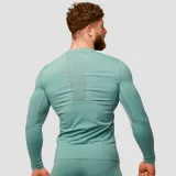 GymBeam Mid Compression Long Sleeve T-shirt Blue · záber 3