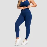 GymBeam Women‘s Sculpt Seamless Leggings Navy - Rozmiar: S | Kolor: Niebieski | Waga: 0,191 g | Opakowanie: 70 · záber 4