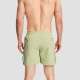 GymBeam Men‘s Swim Cargo Shorts Olive - Rozmiar: XXL | Kolor: Zielony | Waga: 0,197 g · záber 5
