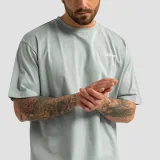 GymBeam Limitless Oversized T-shirt Eucalypt - Kolor: Zielony | Waga: 0,278 g | Opakowanie: 70 · záber 2