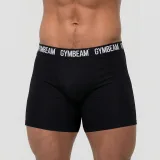 GymBeam Men‘s FIT Boxers 3Pack Black - Rozmiar: M | Kolor: Czarny | Waga: 0,267 g · záber 2