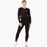 Ryderwear Damski Long Sleeve Foundation Top Black · záber 4