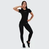 GymBeam Damska Koszulka FIT T-Shirt Black - Rozmiar: XS | Kolor: Czarny | Waga: 0,11 g | Opakowanie: 10 · záber 5