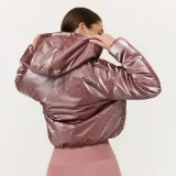 GymBeam Women‘s Prime Jacket Haze - Rozmiar: XL | Kolor: Różowy | Waga: 0,6 g | Opakowanie: 12 · záber 4