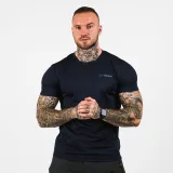 GymBeam Koszulka TRN Navy - Rozmiar: S | Kolor: Niebieski | Waga: 0,13 g | Opakowanie: 10 · záber 1