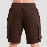 GymBeam Utility Shorts Brown - Rozmiar: L | Kolor: Brązowy | Waga: 0,46 g · záber 5