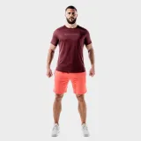SQUATWOLF Men‘s T-shirt LAB360º Recycled Mesh Tee Tawny Port · záber 5