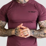 GymBeam Men‘s Fitted TRN T-shirt Eggplant - Rozmiar: S | Kolor: Fioletowy | Waga: 0,18 g | Opakowanie: 110 · záber 3