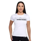 GymBeam Women‘s Pure Ambition T-shirt White - Rozmiar: XS | Kolor: Biały | Waga: 0,1 g · záber 5