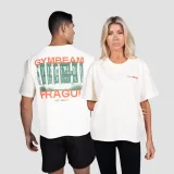 GymBeam Prague T-shirt Cream - Rozmiar: XL | Kolor: Béžová | Waga: 0,2498 g | Opakowanie: 37 · záber 1