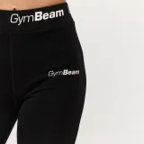GymBeam Damskie legginsy Simple Black - Rozmiar: S | Kolor: Czarny | Waga: 0,19 g | Opakowanie: 90 · záber 2