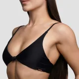 GymBeam Women‘s Bikini Top CURACAO Black - Rozmiar: M | Kolor: Czarny | Waga: 0,06 g · záber 3