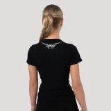 GymBeam Women‘s Tribal Ribbed T-shirt Black - Rozmiar: XL | Kolor: Czarny | Waga: 0,1961 g | Opakowanie: 100 · záber 4