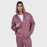 GymBeam Relay Zip Hoodie Haze - Rozmiar: S | Kolor: Różowy | Waga: 0,60386 g | Opakowanie: 34 · záber 3