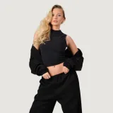 GymBeam Women‘s NEO Zip-Up Sweatshirt Black - Rozmiar: XS | Kolor: Czarny | Waga: 0,3333 g | Opakowanie: 55 · záber 5