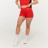 GymBeam Women‘s BEAT Shorts Tangerine - Rozmiar: L | Kolor: Pomarańczowy | Waga: 0,08 g | Opakowanie: 40 · záber 3