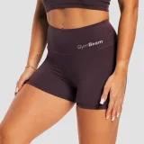 GymBeam Women‘s BEAT Shorts Berrywood - Rozmiar: XS | Kolor: Fioletowy | Waga: 0,06 g | Opakowanie: 40 · záber 2