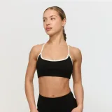 GymBeam Varsity Sports Bra Black - Rozmiar: L | Kolor: Czarny | Waga: 0,1 g | Opakowanie: 120 · záber 1