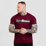 GymBeam Beam T-shirt Burgundy - Kolor: Czerwony | Waga: 0,22 g | Opakowanie: 100 · záber 1
