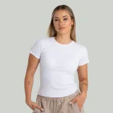 STRIX Women‘s Ribbed Tee White - Rozmiar: XS | Kolor: Biały | Waga: 0,16 g | Opakowanie: 88 · záber 1