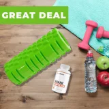 GymBeam Piankowy wałek do fitnessu Fitness Roller Green · záber 2