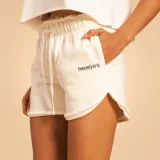 BeastPink Women‘s Serenity Shorts Ivory - Rozmiar: XXL | Kolor: Béžová | Waga: 0,324 g · záber 2