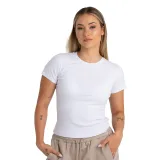 STRIX Women‘s Ribbed Tee White - Rozmiar: XS | Kolor: Biały | Waga: 0,16 g | Opakowanie: 88 · záber 4