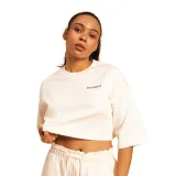 BeastPink Women‘s Serenity Cropped T-shirt Ivory - Rozmiar: XL | Kolor: Béžová | Waga: 0,273 g | Opakowanie: 70 · záber 4