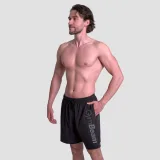 GymBeam 2in1 Shorts Essence Black · záber 2