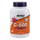 NOW Foods Witamina C 500 mg tabletki do ssania - Smak: Pomarańczowy | Waga: 0,261 g | Opakowanie: 12 · záber 1